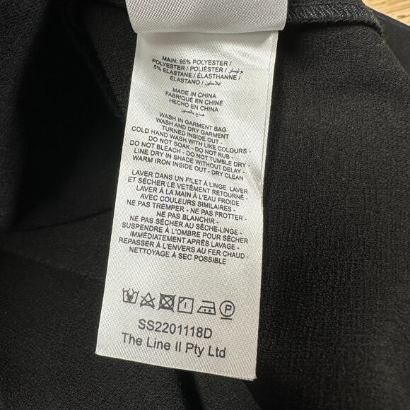 Significant Other NWT Ezra Maxi Dress Black Size 10 Open Back Twist Front Gown - Picture 9 of 12